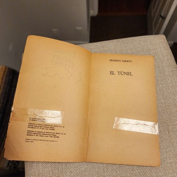 Book El túnel Ernesto Sábado Literatura Contemporánea Seix Barral, Planeta 1985 - Picture 5 of 8